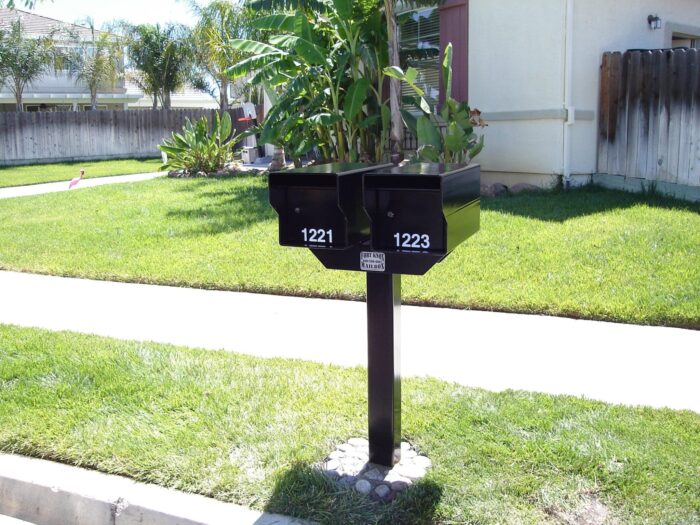 2 Small Standard mailboxes