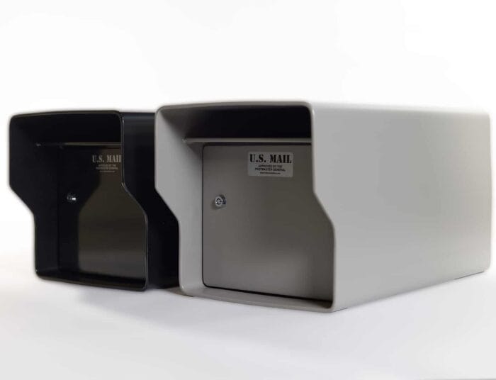 Black & Grey Large Standard mailboxes