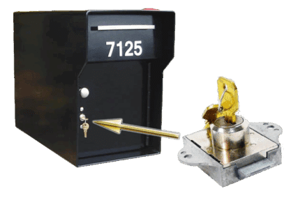 The Slam-Lock (For Packages)<br>Upgrade lock to accept larger packages