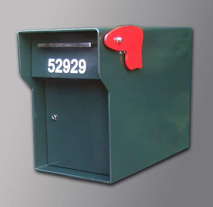 Green vacationer Mailbox
