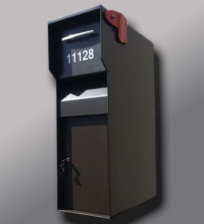 black XL Vault mailbox