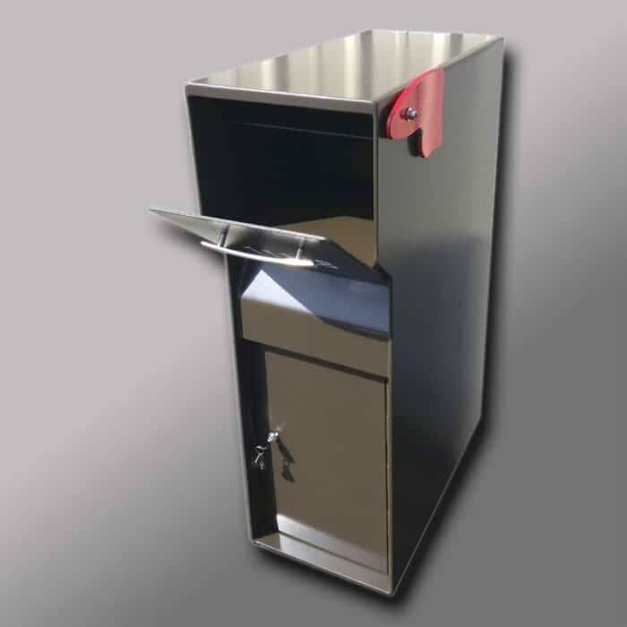 black XL Vault mailbox