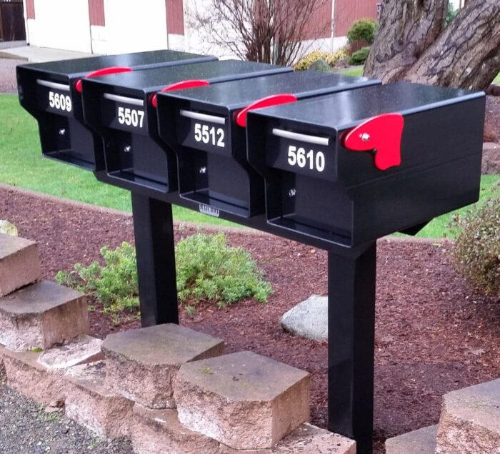 4 Fortress mailboxes