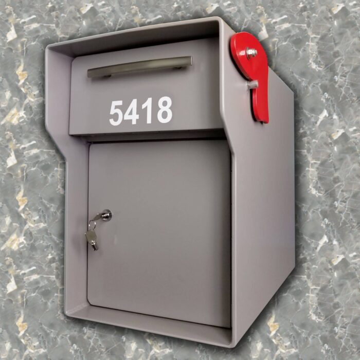 grey vacationer mailbox