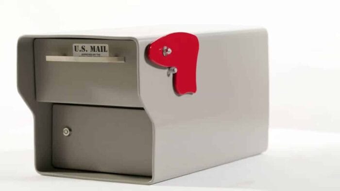 the steel we use for our mailboxes is 1/4 in thick