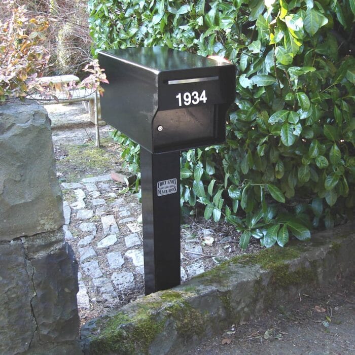 black fortress mailbox