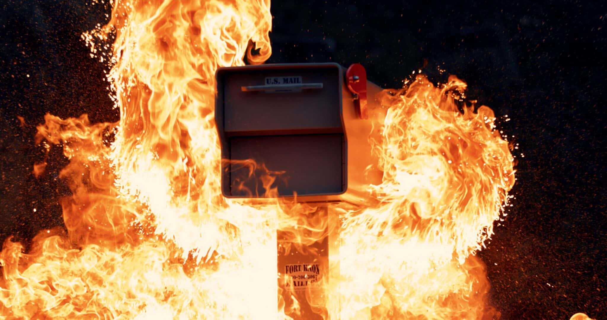 NAF Shoot: mailbox in fire